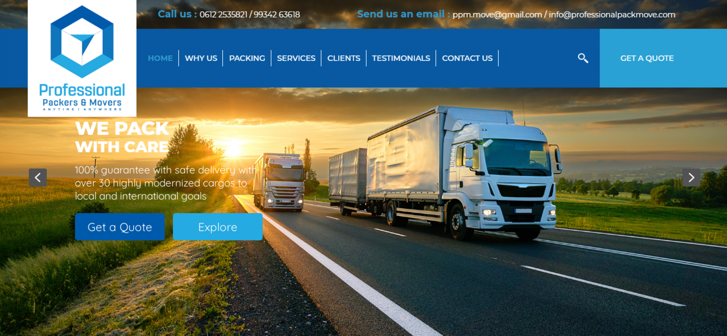 Professional Packers & Movers